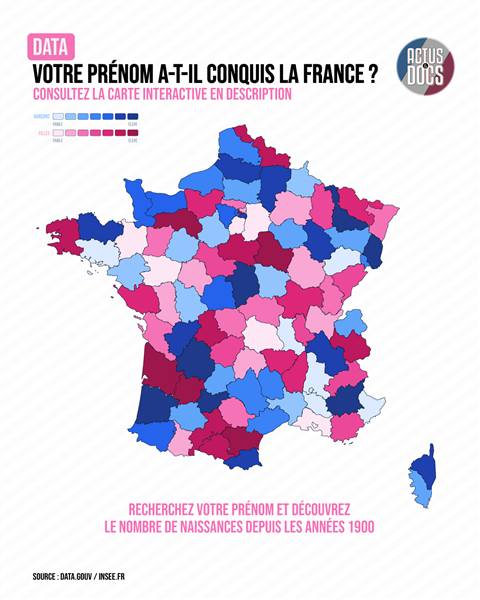 Votre prénom a-t-il conquis la France ?